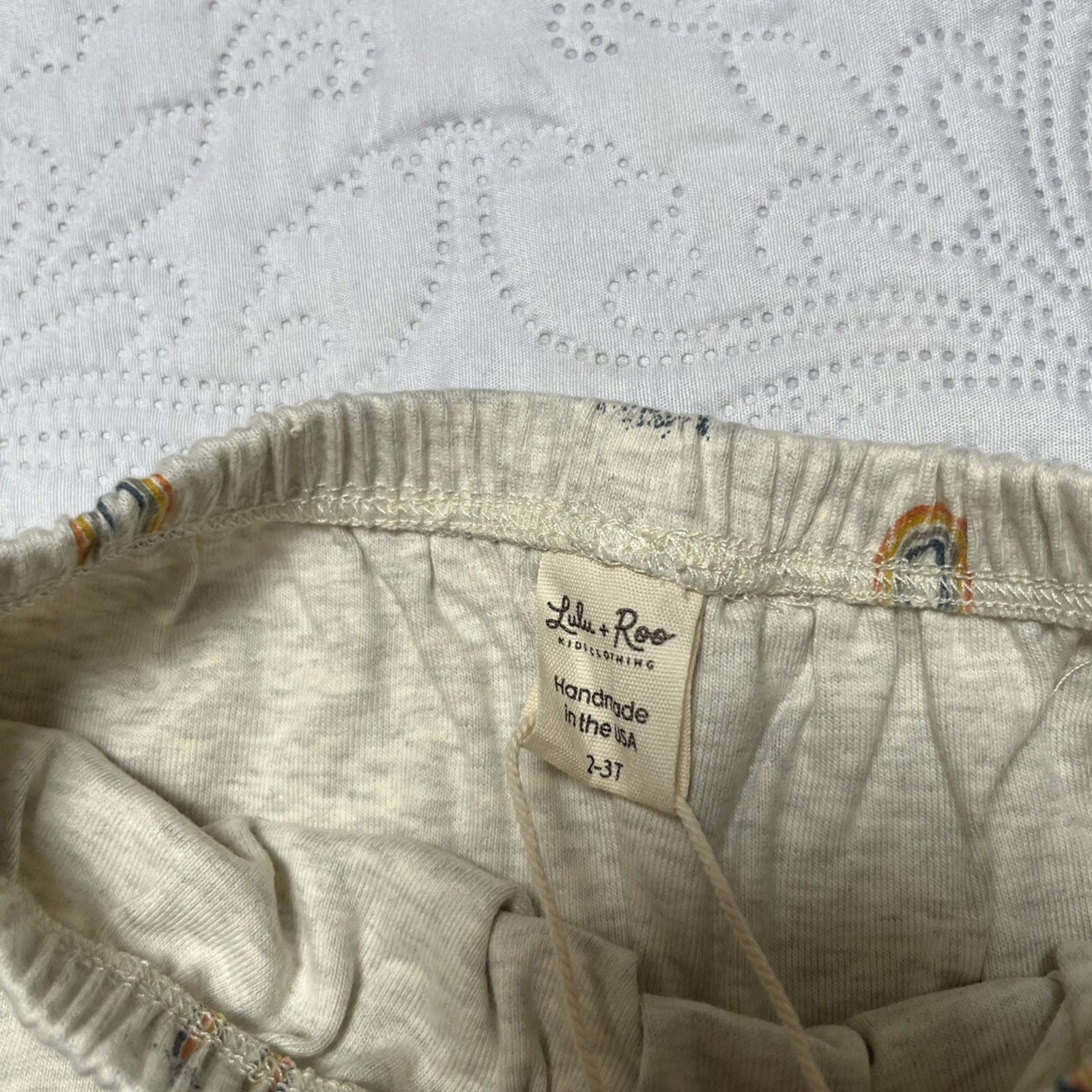 Nwt Lulu + Roo Rainbow Print Ruffle Shorties Size 2/3 — image 5 of 5